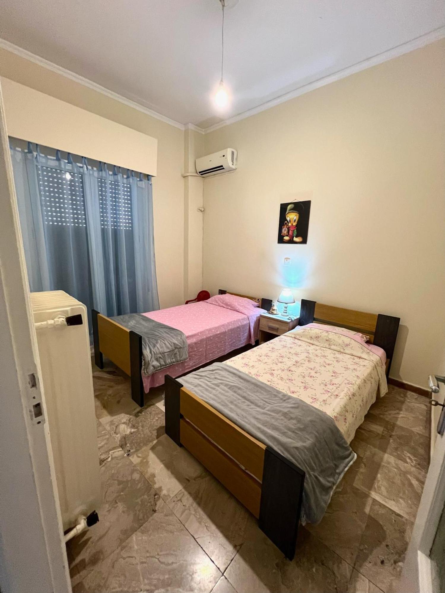 Cozy & Bright Home 50M From Subway -Agios Antonios Aten Exteriör bild